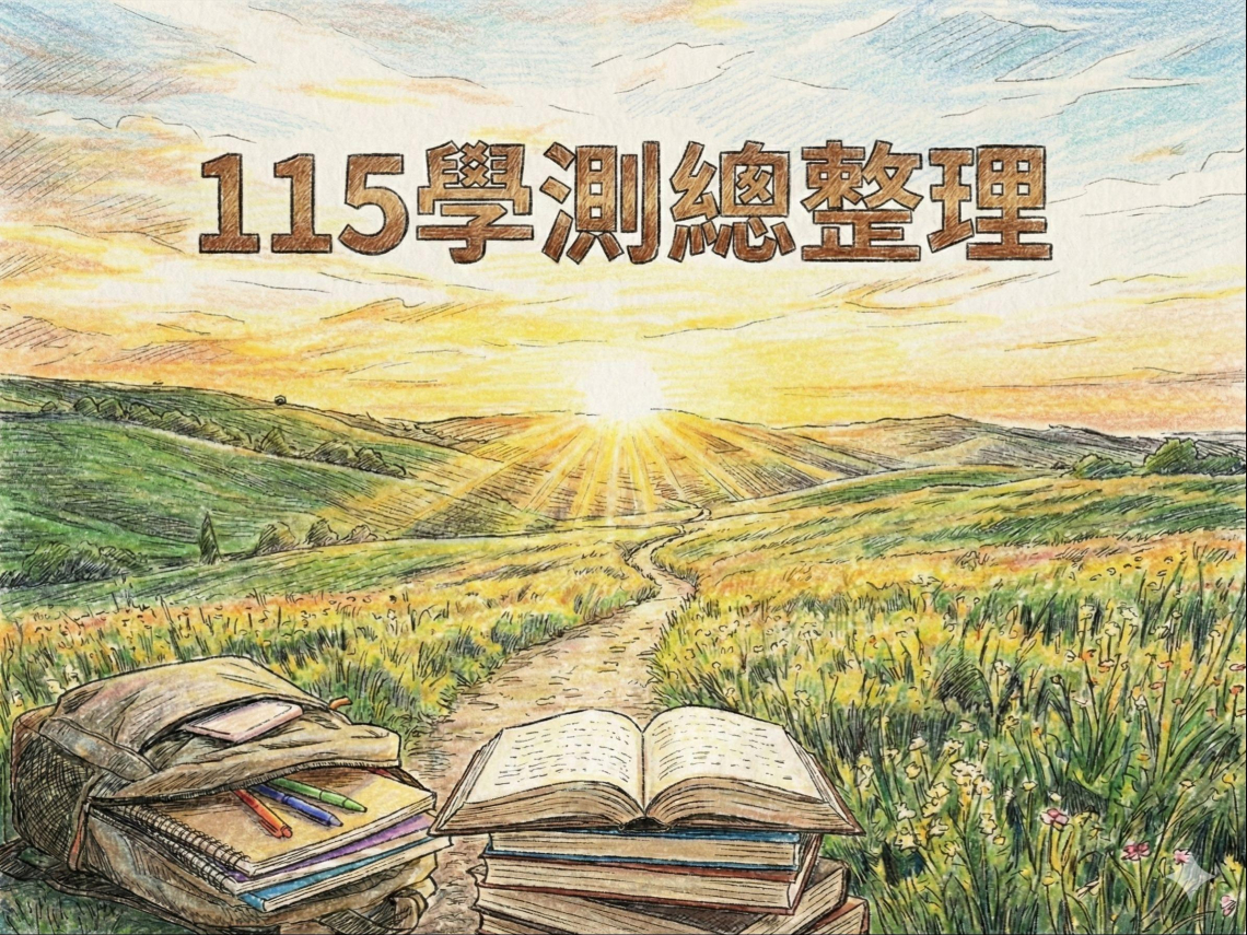 115學測總整理！考試日期、詳細考程、各科範圍…成績查詢、學測五標、級分換算，應試規定＋考古題必看